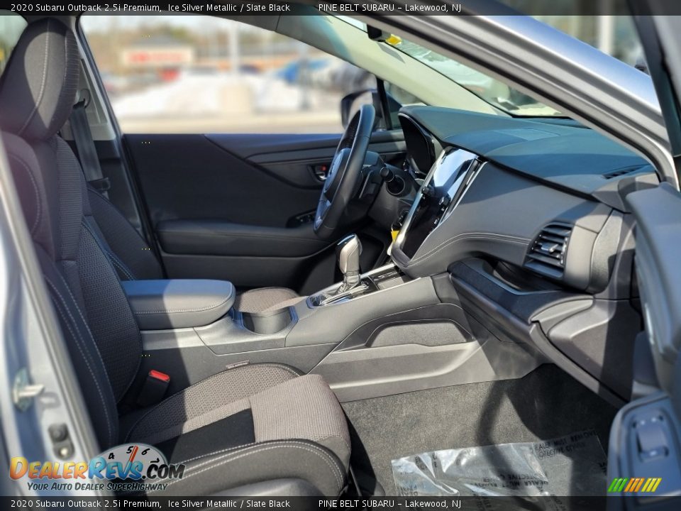 2020 Subaru Outback 2.5i Premium Ice Silver Metallic / Slate Black Photo #24
