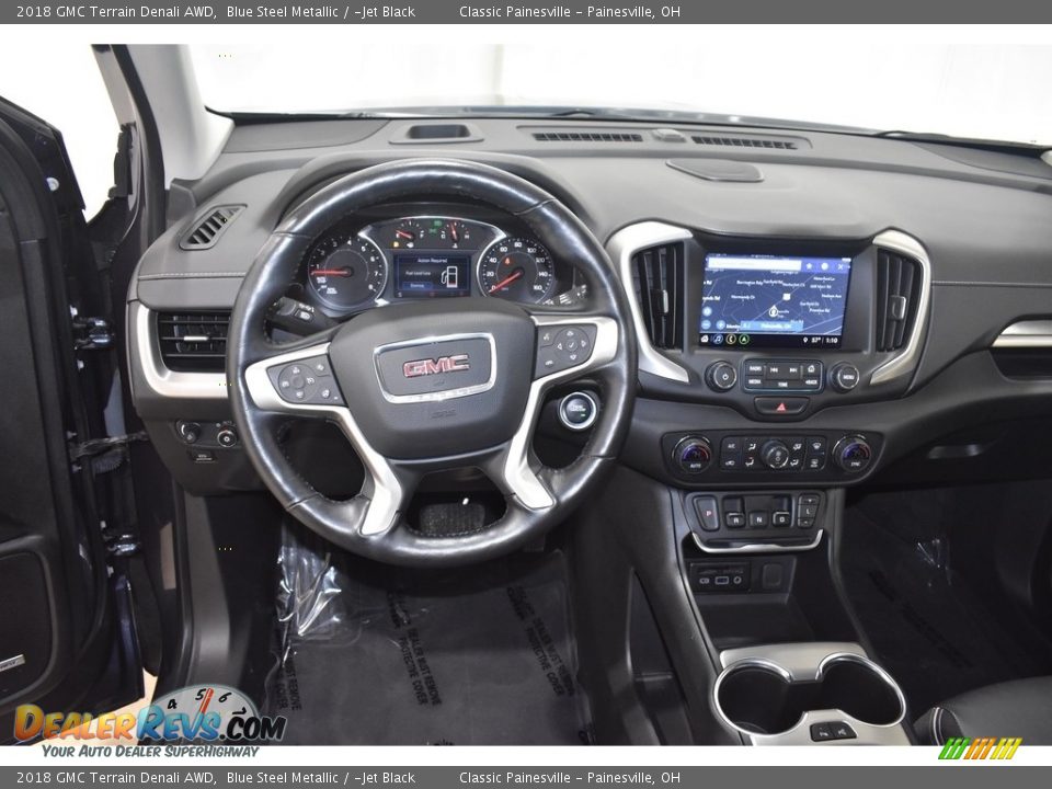 2018 GMC Terrain Denali AWD Blue Steel Metallic / ­Jet Black Photo #14