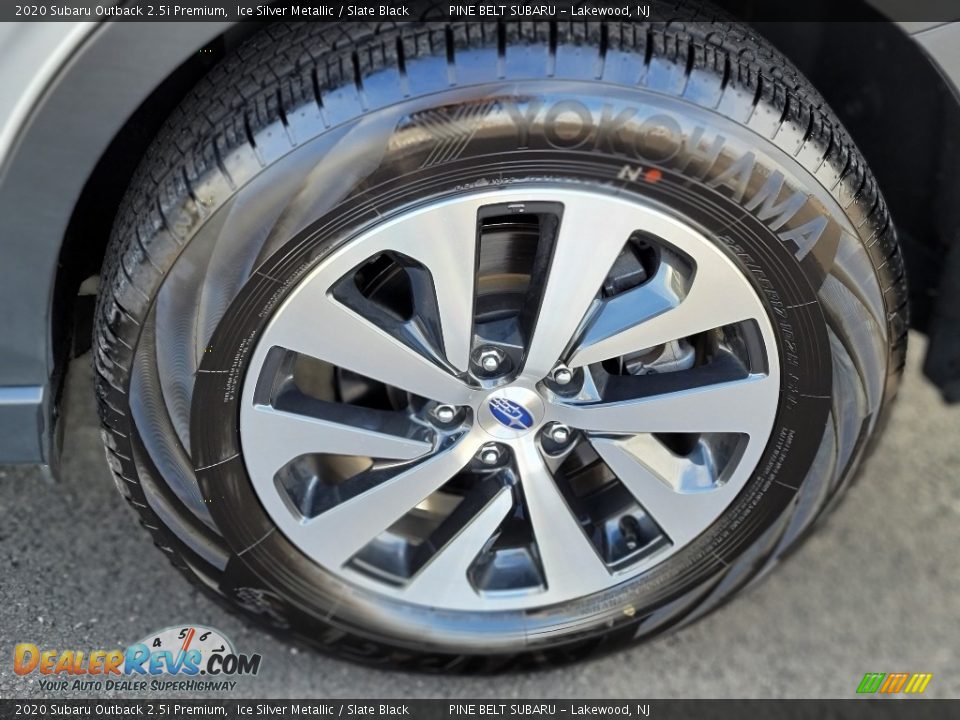 2020 Subaru Outback 2.5i Premium Ice Silver Metallic / Slate Black Photo #29
