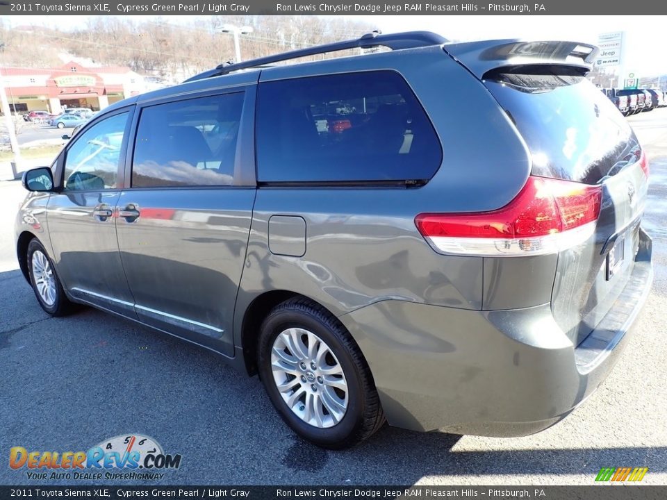 2011 Toyota Sienna XLE Cypress Green Pearl / Light Gray Photo #3