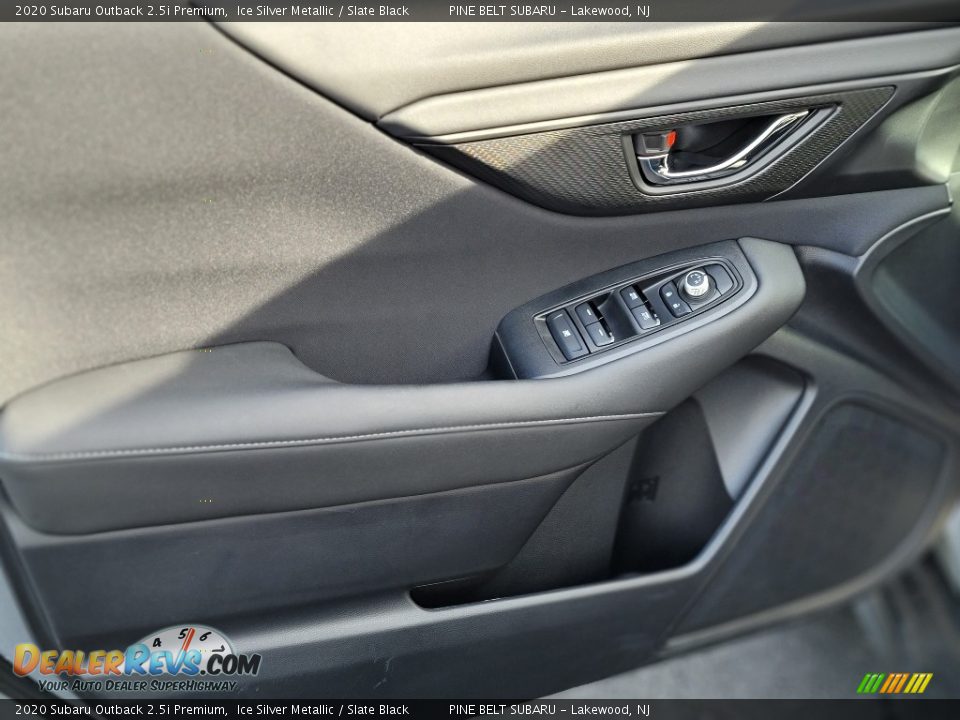 2020 Subaru Outback 2.5i Premium Ice Silver Metallic / Slate Black Photo #34