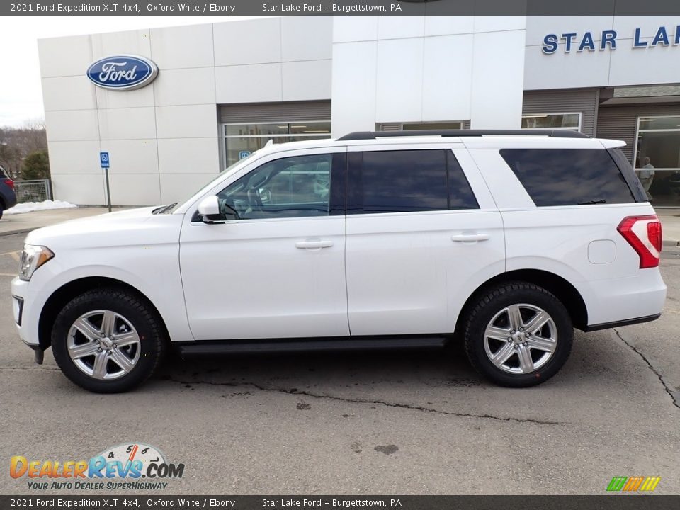 2021 Ford Expedition XLT 4x4 Oxford White / Ebony Photo #2