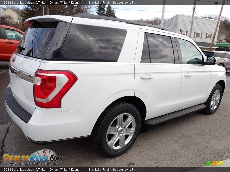 2021 Ford Expedition XLT 4x4 Oxford White / Ebony Photo #6