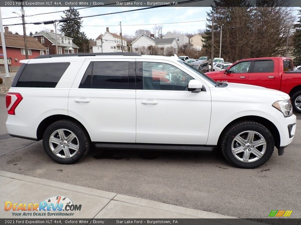 2021 Ford Expedition XLT 4x4 Oxford White / Ebony Photo #7