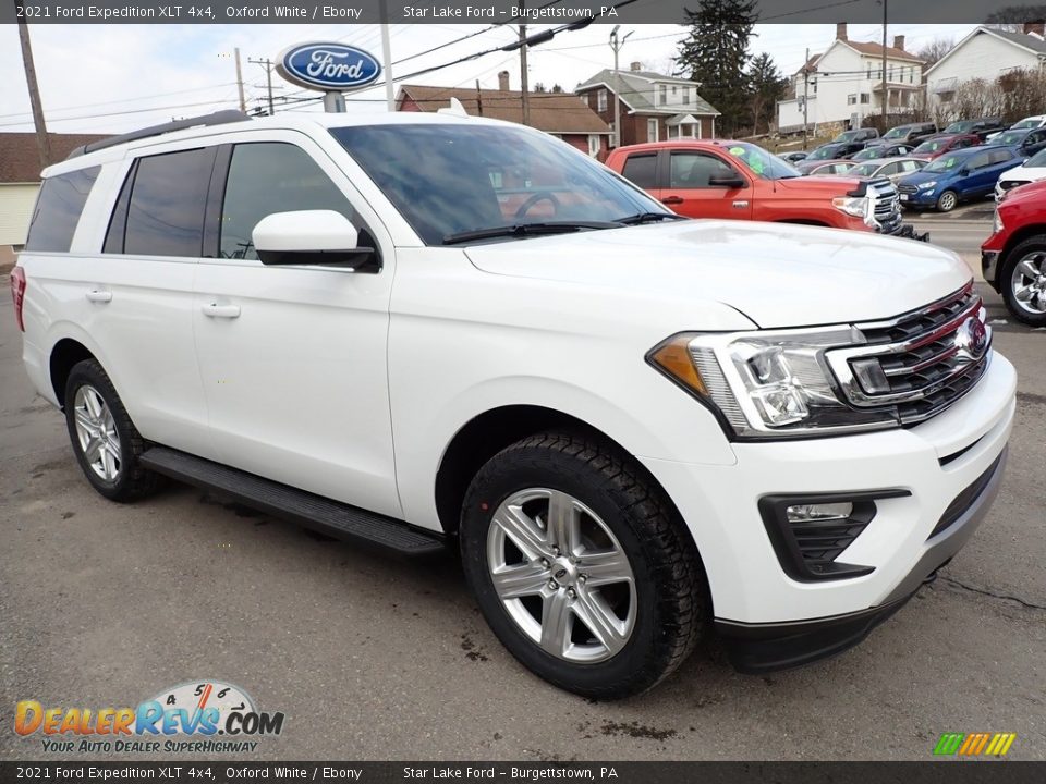 2021 Ford Expedition XLT 4x4 Oxford White / Ebony Photo #8