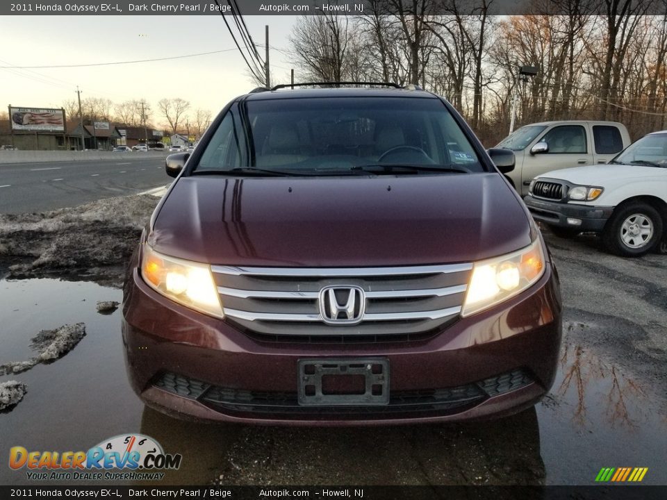 2011 Honda Odyssey EX-L Dark Cherry Pearl / Beige Photo #2