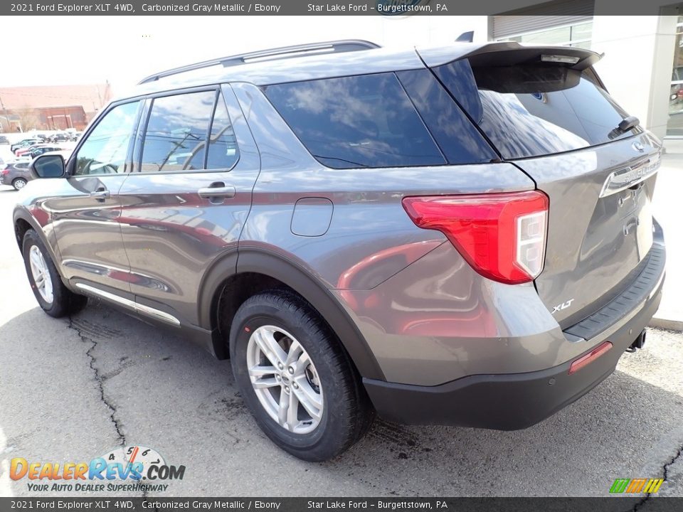 2021 Ford Explorer XLT 4WD Carbonized Gray Metallic / Ebony Photo #3