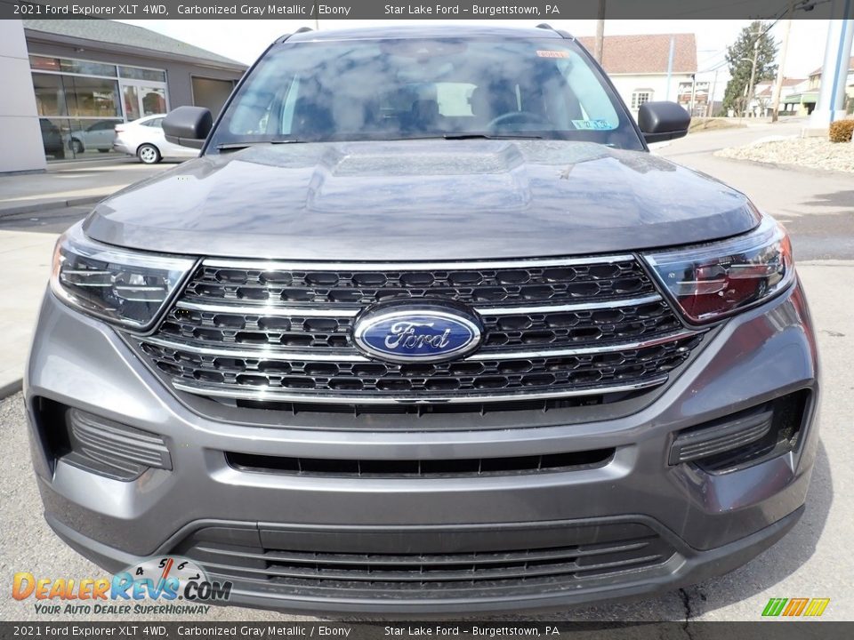 2021 Ford Explorer XLT 4WD Carbonized Gray Metallic / Ebony Photo #9