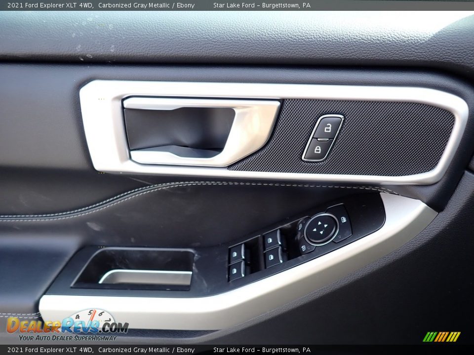 2021 Ford Explorer XLT 4WD Carbonized Gray Metallic / Ebony Photo #13