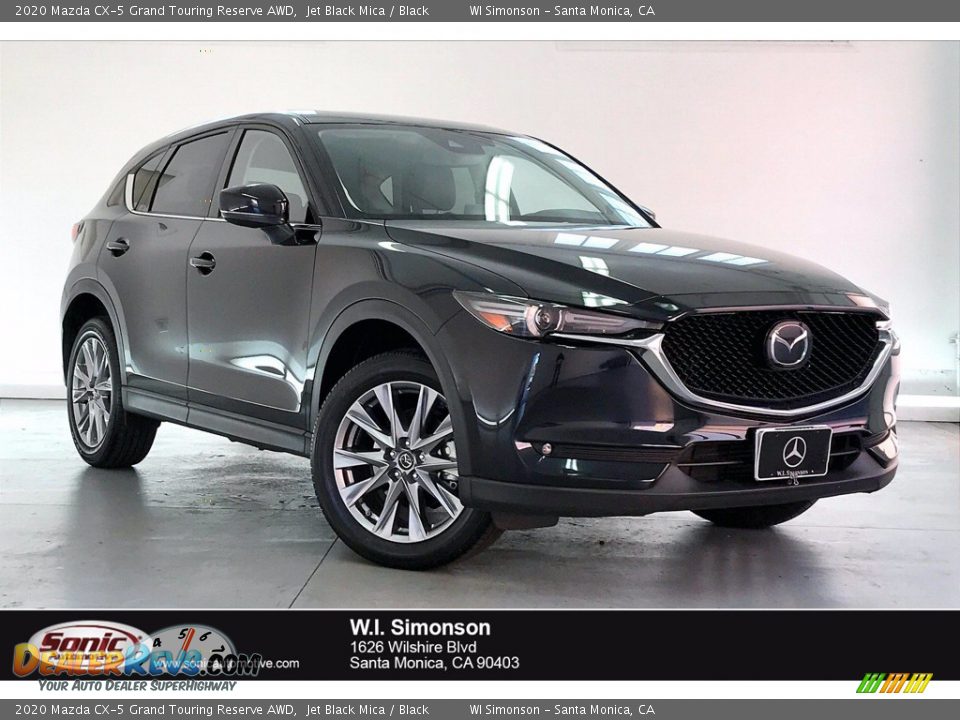 2020 Mazda CX-5 Grand Touring Reserve AWD Jet Black Mica / Black Photo #1