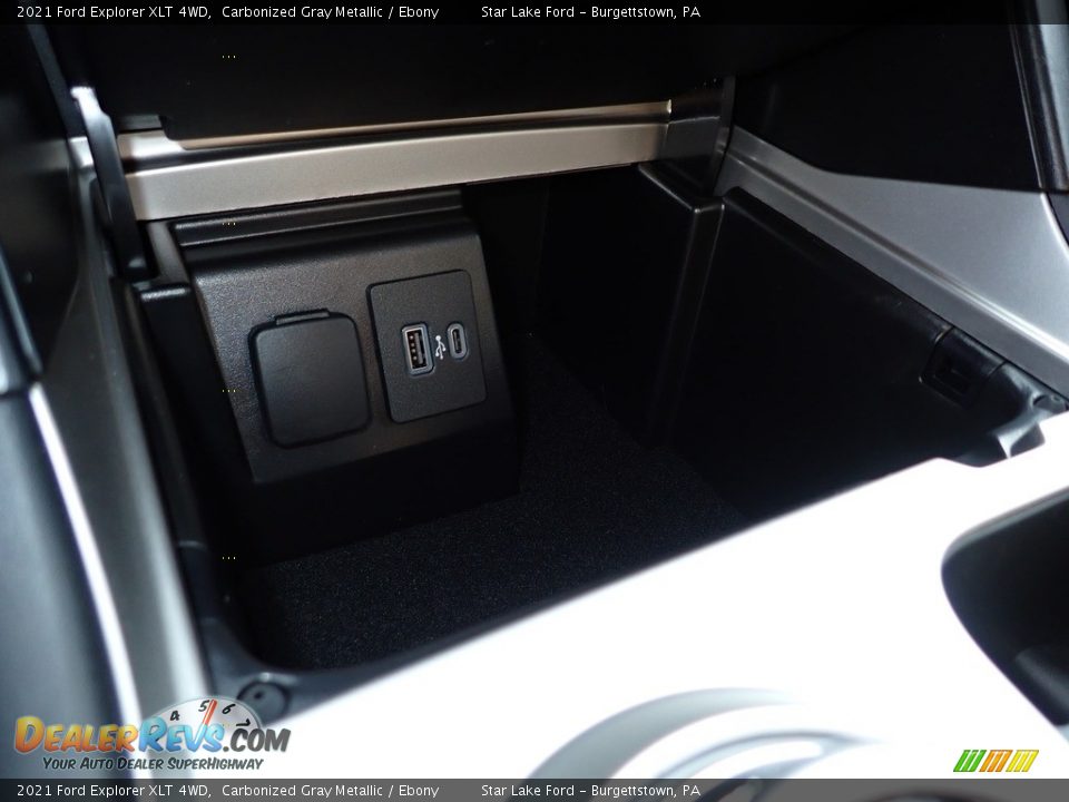 2021 Ford Explorer XLT 4WD Carbonized Gray Metallic / Ebony Photo #16