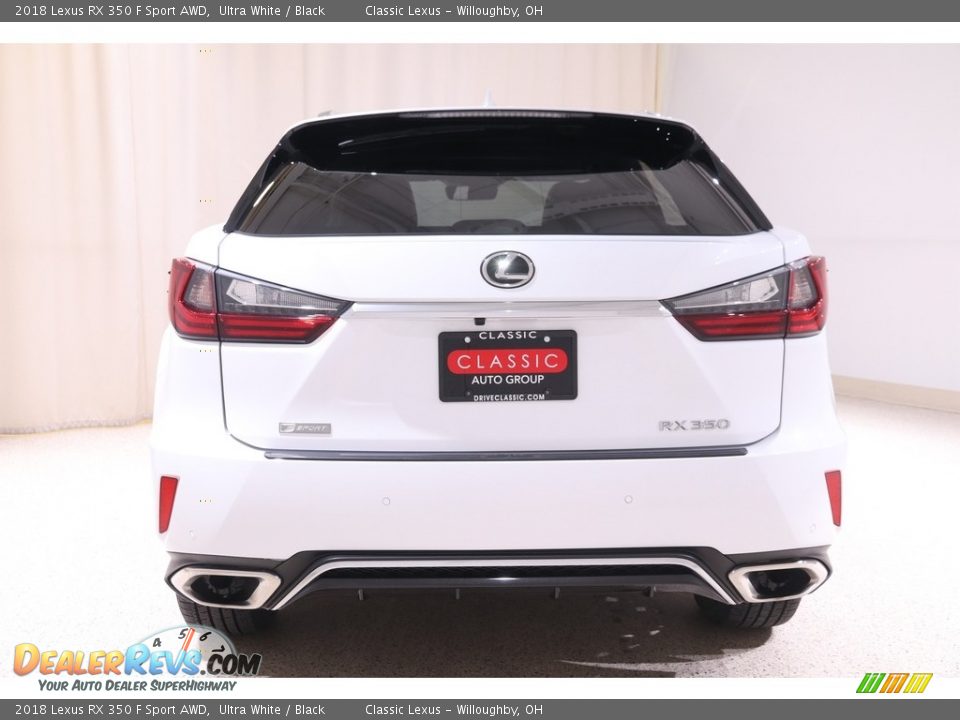 2018 Lexus RX 350 F Sport AWD Ultra White / Black Photo #24