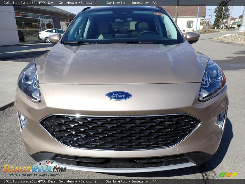 2021 Ford Escape SEL 4WD Desert Gold Metallic / Sandstone Photo #9