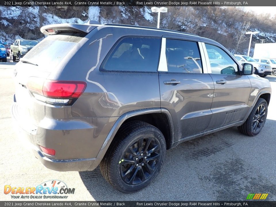 2021 Jeep Grand Cherokee Laredo 4x4 Granite Crystal Metallic / Black Photo #6