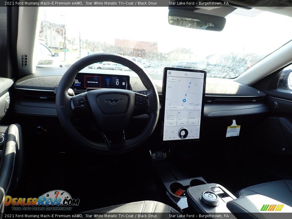 Black Onyx Interior - 2021 Ford Mustang Mach-E Premium eAWD Photo #12
