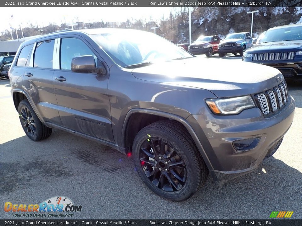 2021 Jeep Grand Cherokee Laredo 4x4 Granite Crystal Metallic / Black Photo #8