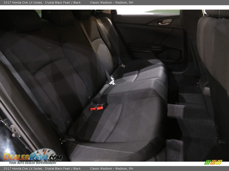 2017 Honda Civic LX Sedan Crystal Black Pearl / Black Photo #16