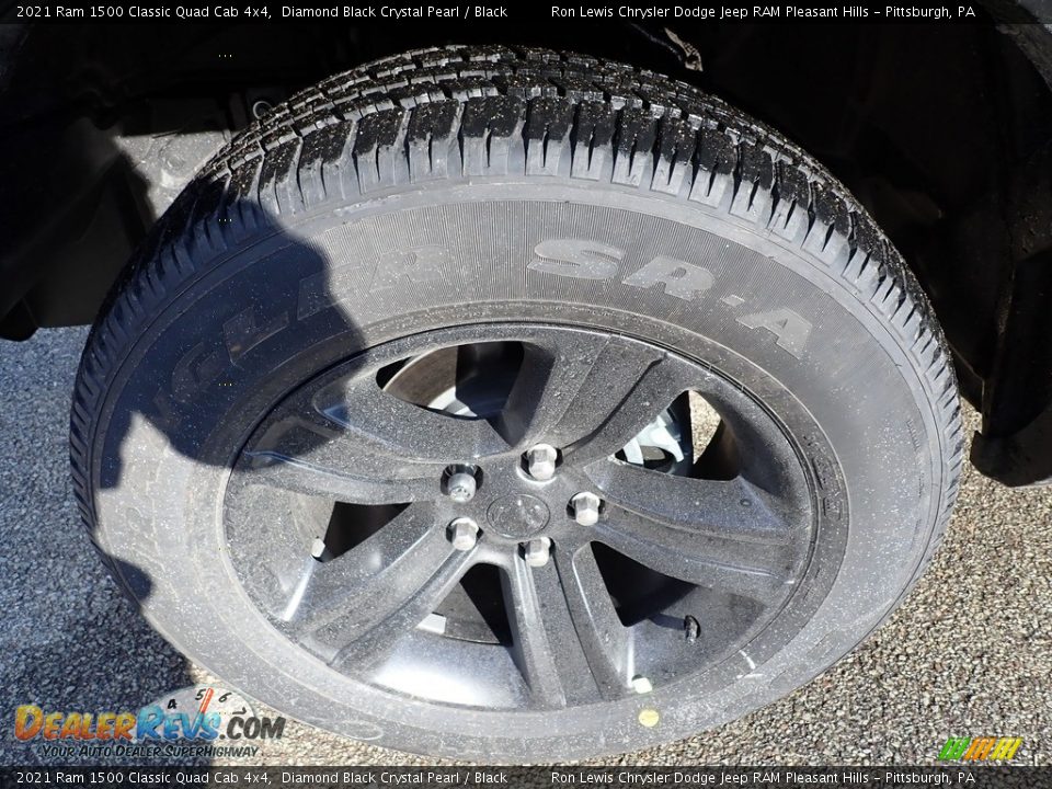 2021 Ram 1500 Classic Quad Cab 4x4 Diamond Black Crystal Pearl / Black Photo #9