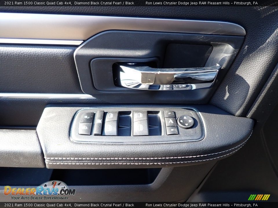 2021 Ram 1500 Classic Quad Cab 4x4 Diamond Black Crystal Pearl / Black Photo #14