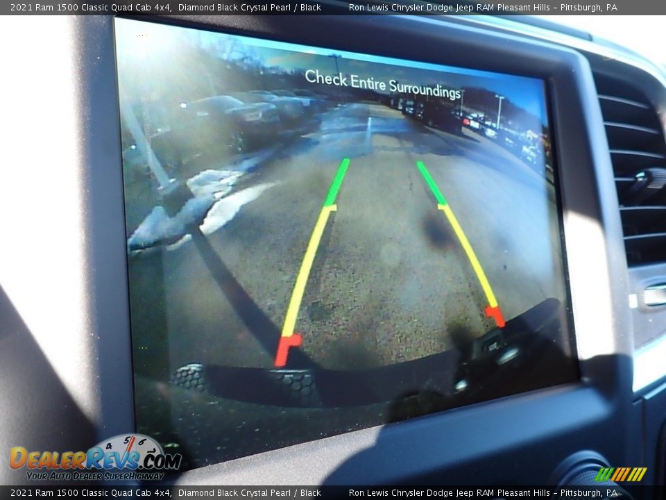 2021 Ram 1500 Classic Quad Cab 4x4 Diamond Black Crystal Pearl / Black Photo #19