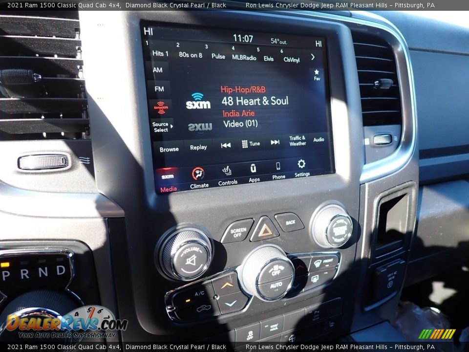 2021 Ram 1500 Classic Quad Cab 4x4 Diamond Black Crystal Pearl / Black Photo #20