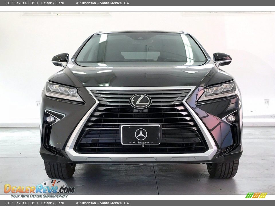 2017 Lexus RX 350 Caviar / Black Photo #2