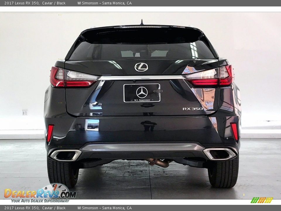 2017 Lexus RX 350 Caviar / Black Photo #3