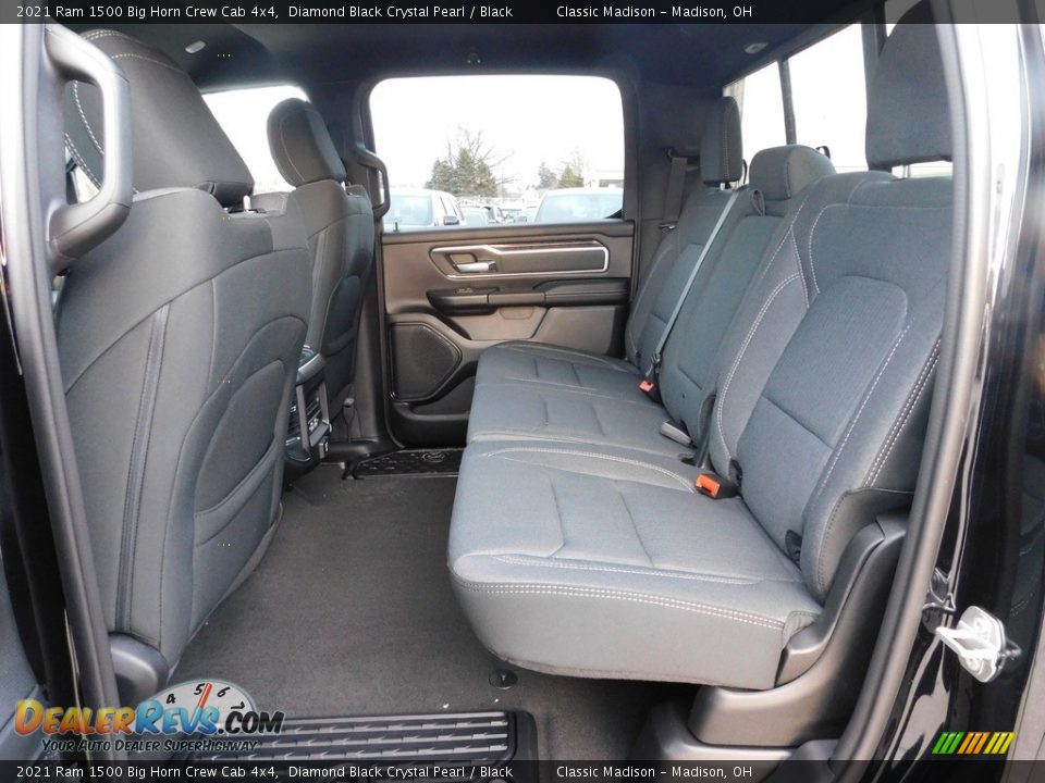 2021 Ram 1500 Big Horn Crew Cab 4x4 Diamond Black Crystal Pearl / Black Photo #3
