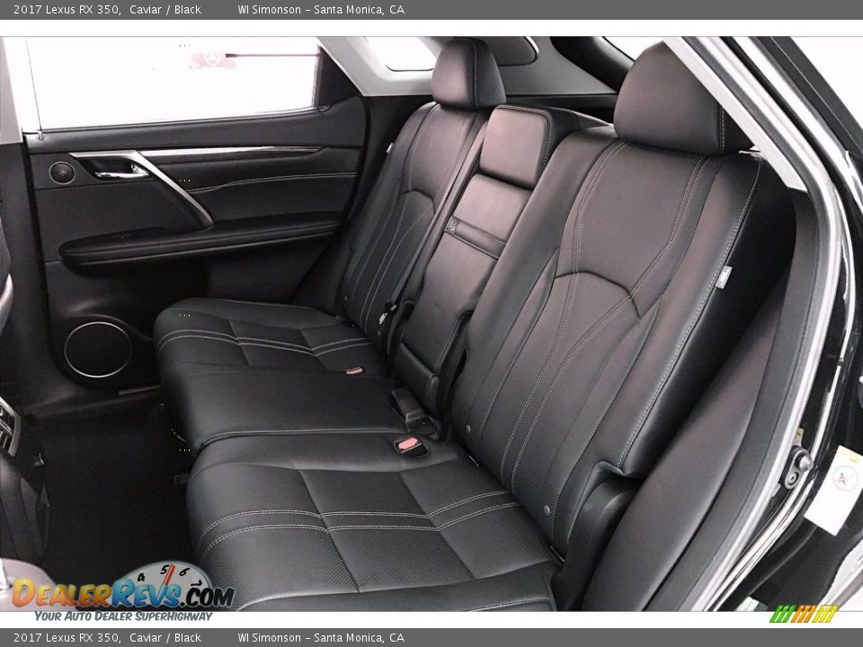 Rear Seat of 2017 Lexus RX 350 Photo #20