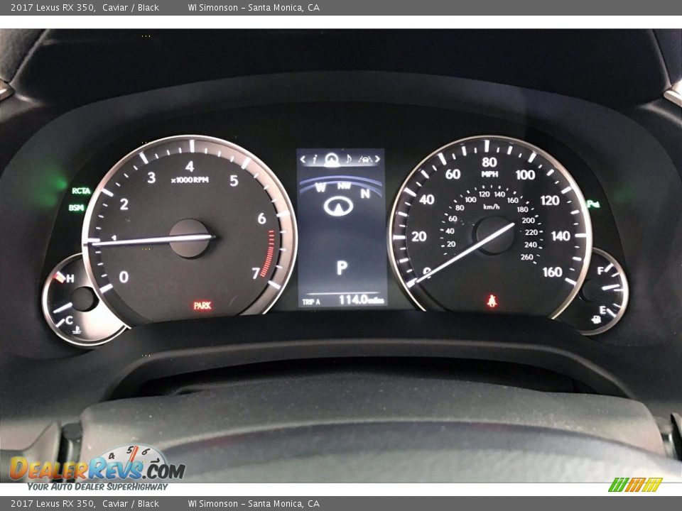 2017 Lexus RX 350 Gauges Photo #23