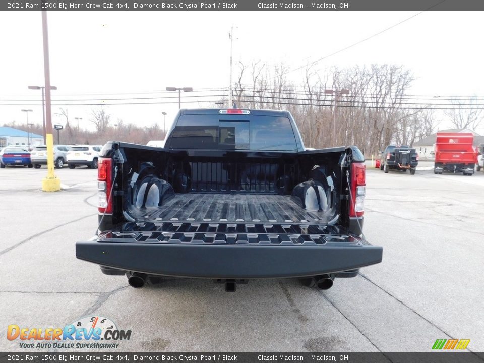 2021 Ram 1500 Big Horn Crew Cab 4x4 Diamond Black Crystal Pearl / Black Photo #12