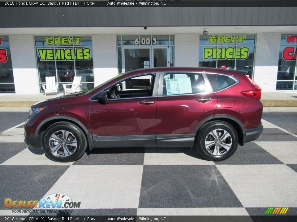 2018 Honda CR-V LX Basque Red Pearl II / Gray Photo #1