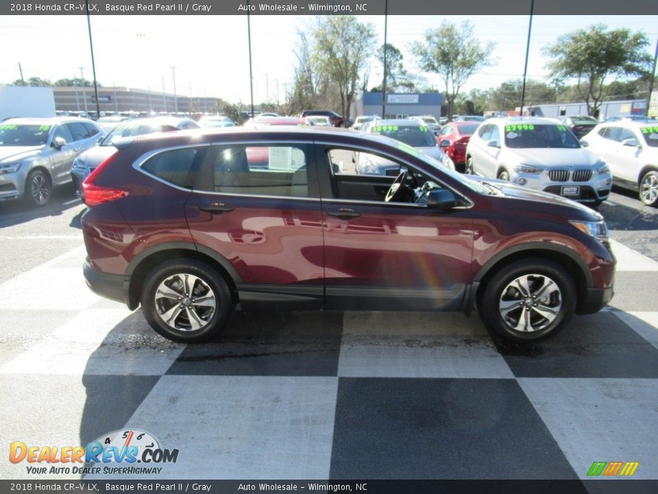 2018 Honda CR-V LX Basque Red Pearl II / Gray Photo #3