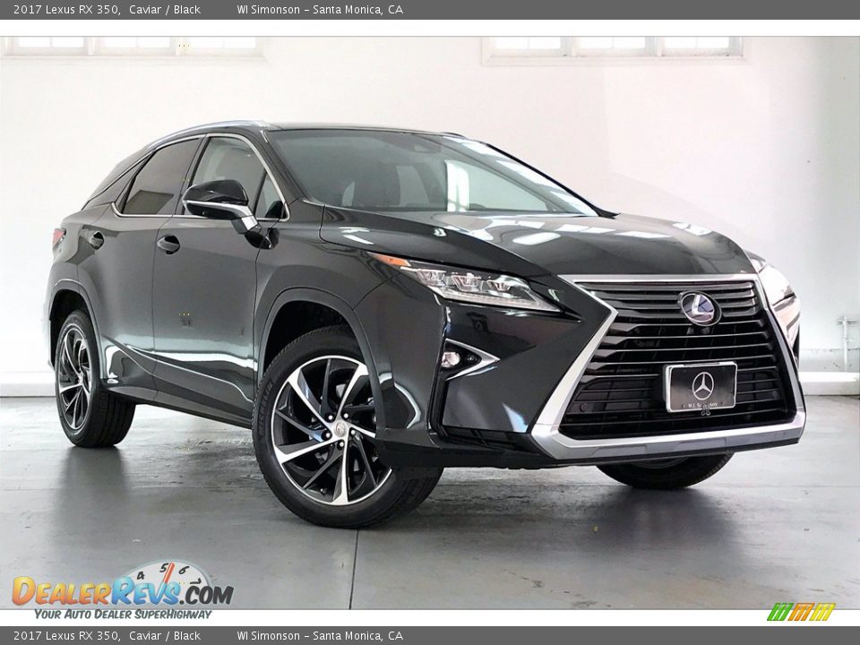 2017 Lexus RX 350 Caviar / Black Photo #34