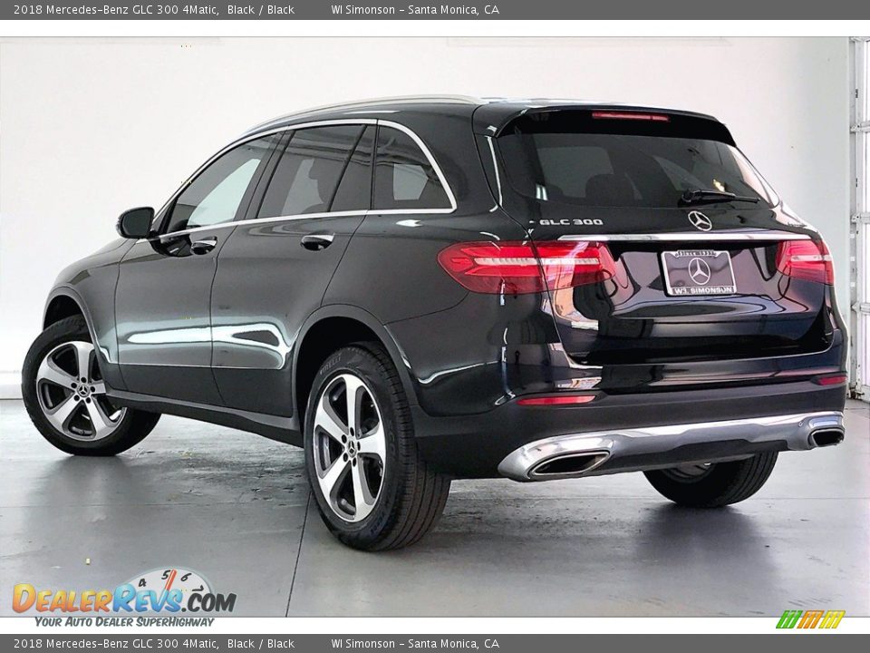 2018 Mercedes-Benz GLC 300 4Matic Black / Black Photo #10