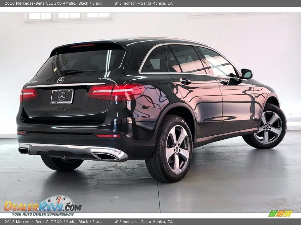 2018 Mercedes-Benz GLC 300 4Matic Black / Black Photo #13