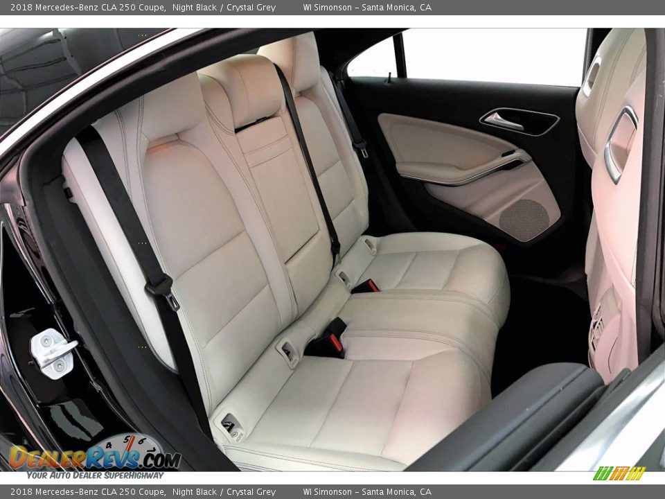 Rear Seat of 2018 Mercedes-Benz CLA 250 Coupe Photo #19