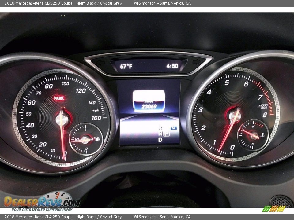 2018 Mercedes-Benz CLA 250 Coupe Gauges Photo #23