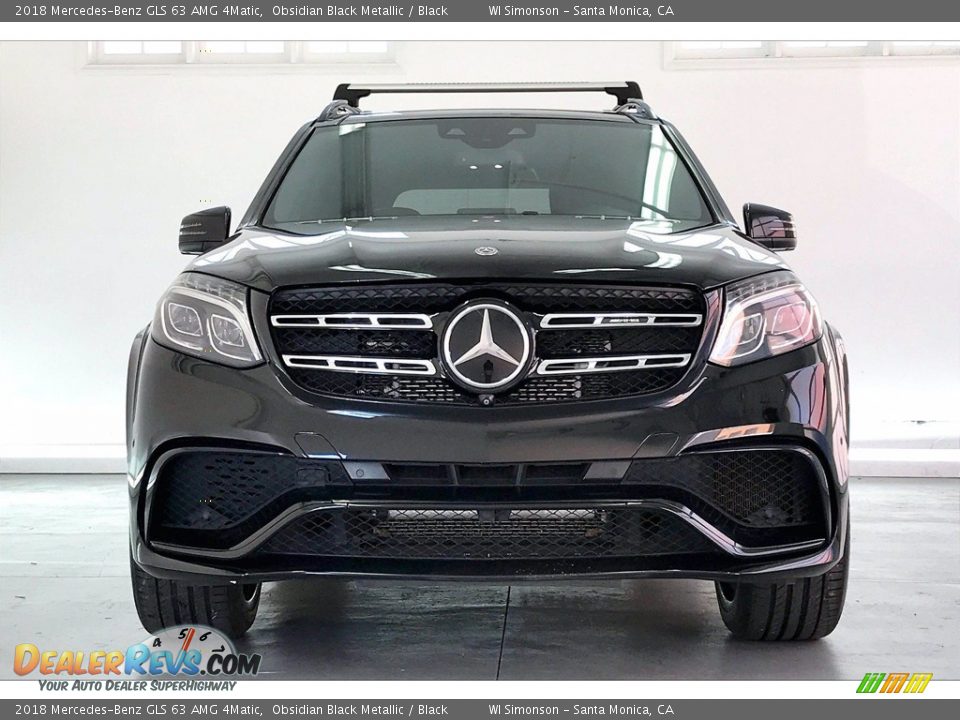 2018 Mercedes-Benz GLS 63 AMG 4Matic Obsidian Black Metallic / Black Photo #2