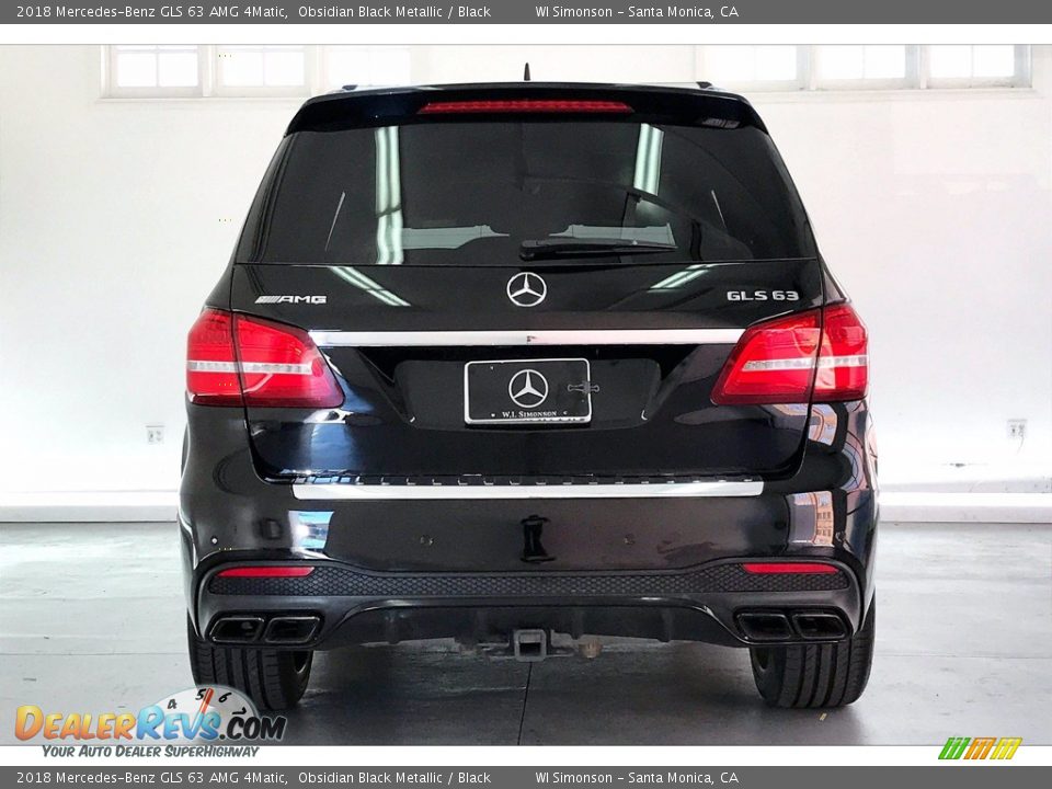 2018 Mercedes-Benz GLS 63 AMG 4Matic Obsidian Black Metallic / Black Photo #3