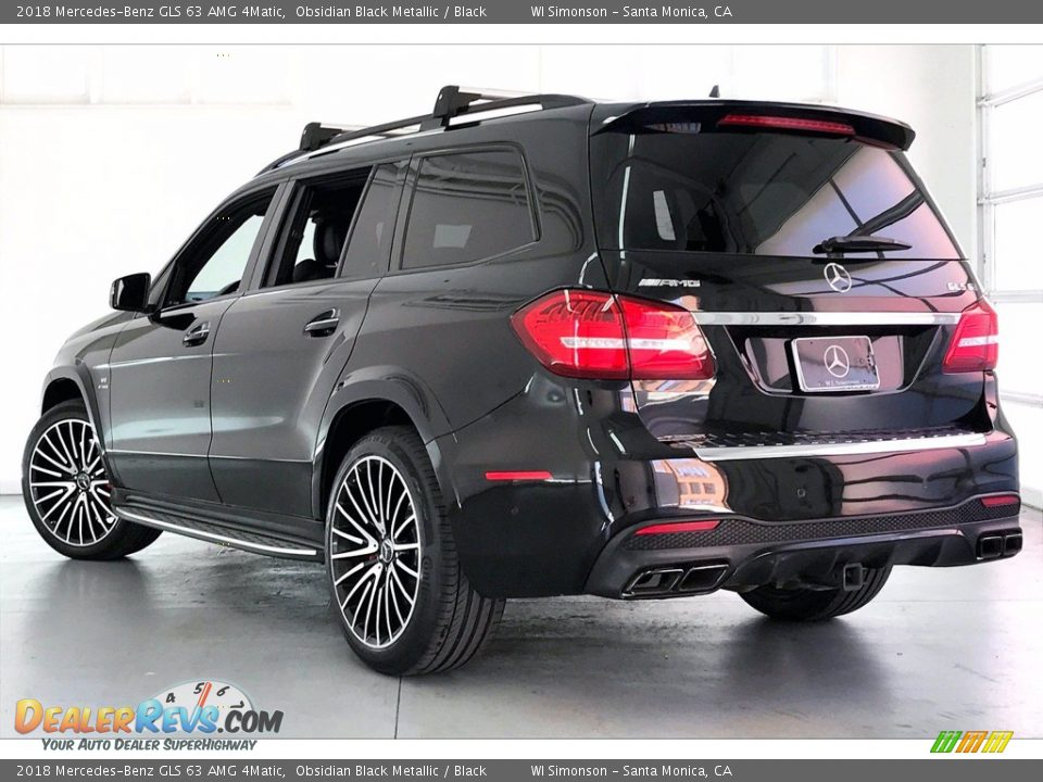 2018 Mercedes-Benz GLS 63 AMG 4Matic Obsidian Black Metallic / Black Photo #10