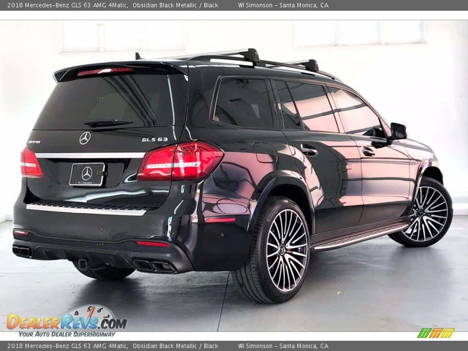 2018 Mercedes-Benz GLS 63 AMG 4Matic Obsidian Black Metallic / Black Photo #13