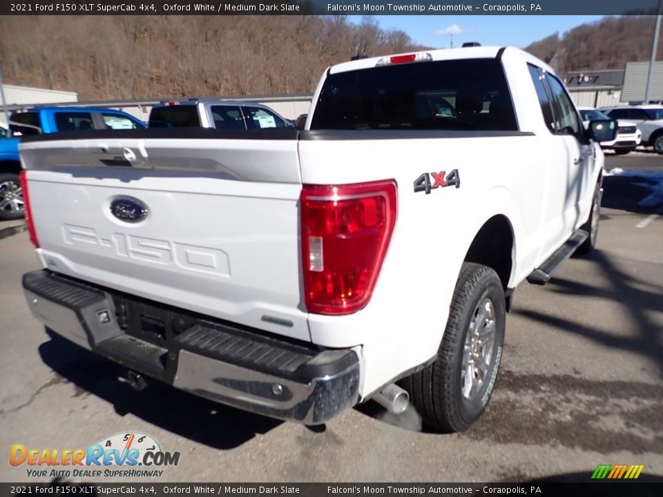 2021 Ford F150 XLT SuperCab 4x4 Oxford White / Medium Dark Slate Photo #2