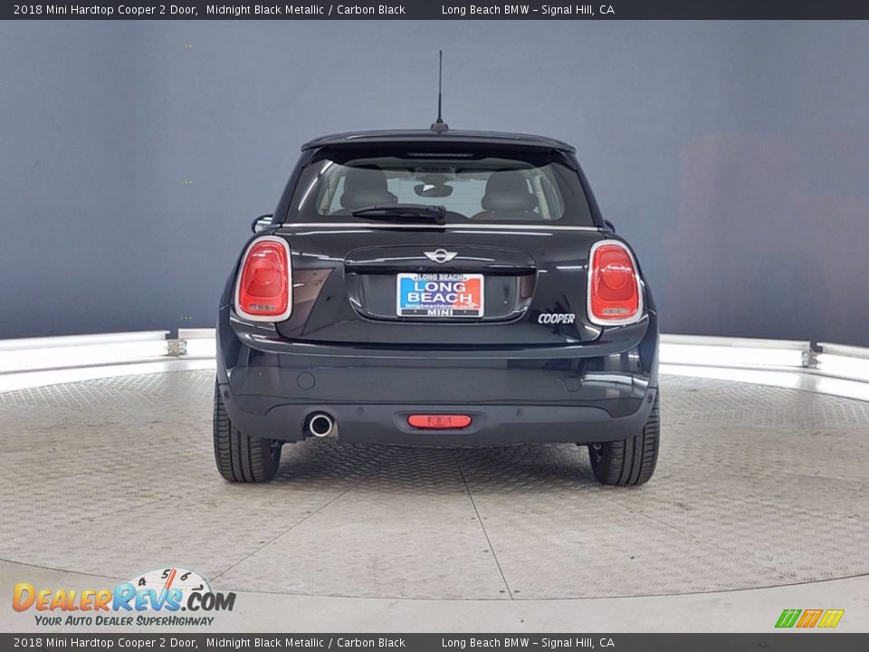 2018 Mini Hardtop Cooper 2 Door Midnight Black Metallic / Carbon Black Photo #5