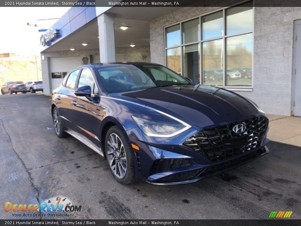 2021 Hyundai Sonata Limited Stormy Sea / Black Photo #1