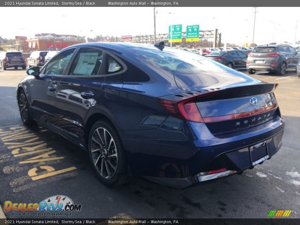 2021 Hyundai Sonata Limited Stormy Sea / Black Photo #3