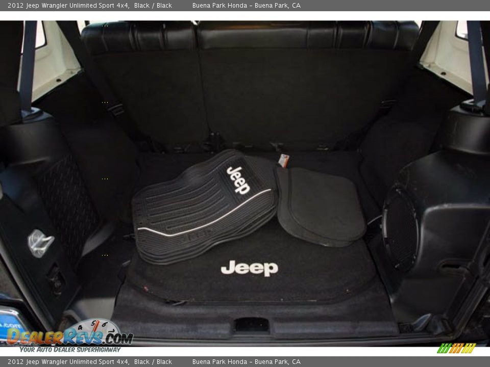 2012 Jeep Wrangler Unlimited Sport 4x4 Black / Black Photo #19