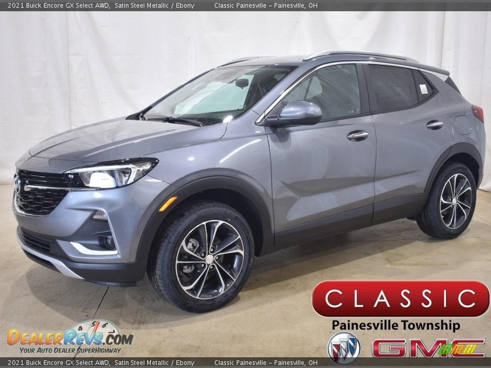 2021 Buick Encore GX Select AWD Satin Steel Metallic / Ebony Photo #1