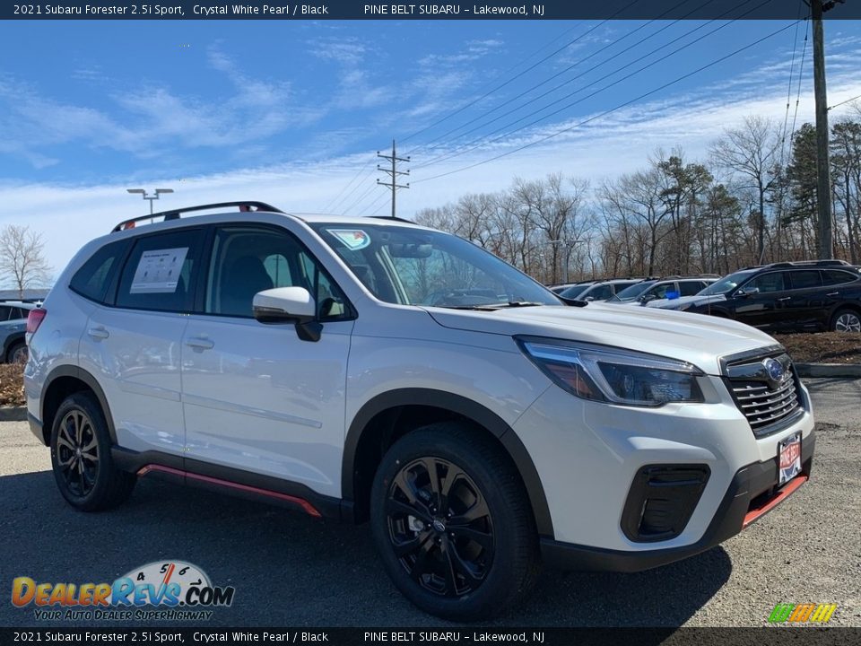 2021 Subaru Forester 2.5i Sport Crystal White Pearl / Black Photo #1