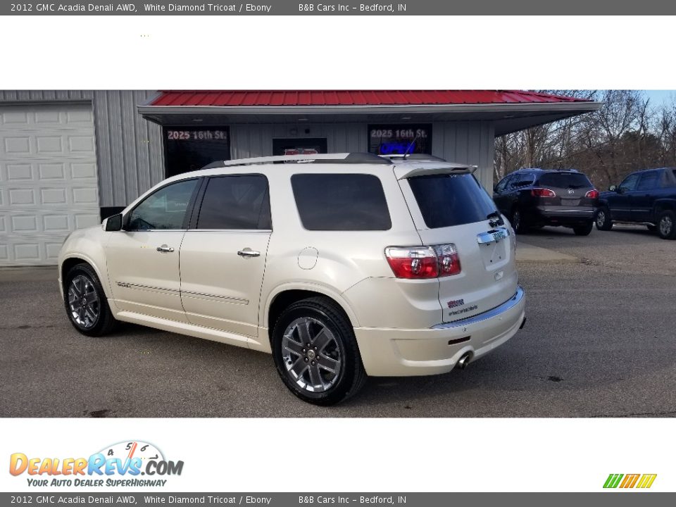 2012 GMC Acadia Denali AWD White Diamond Tricoat / Ebony Photo #3